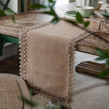 Caminos de Mesa de Yute Natural - Encanto Rústico para Decoración