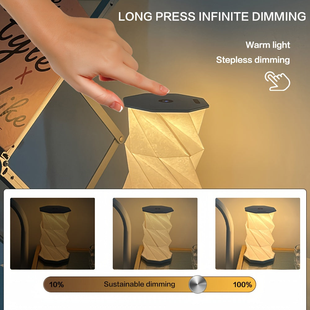 Luz Nocturna Vintage USB Recargable con Regulación Continua