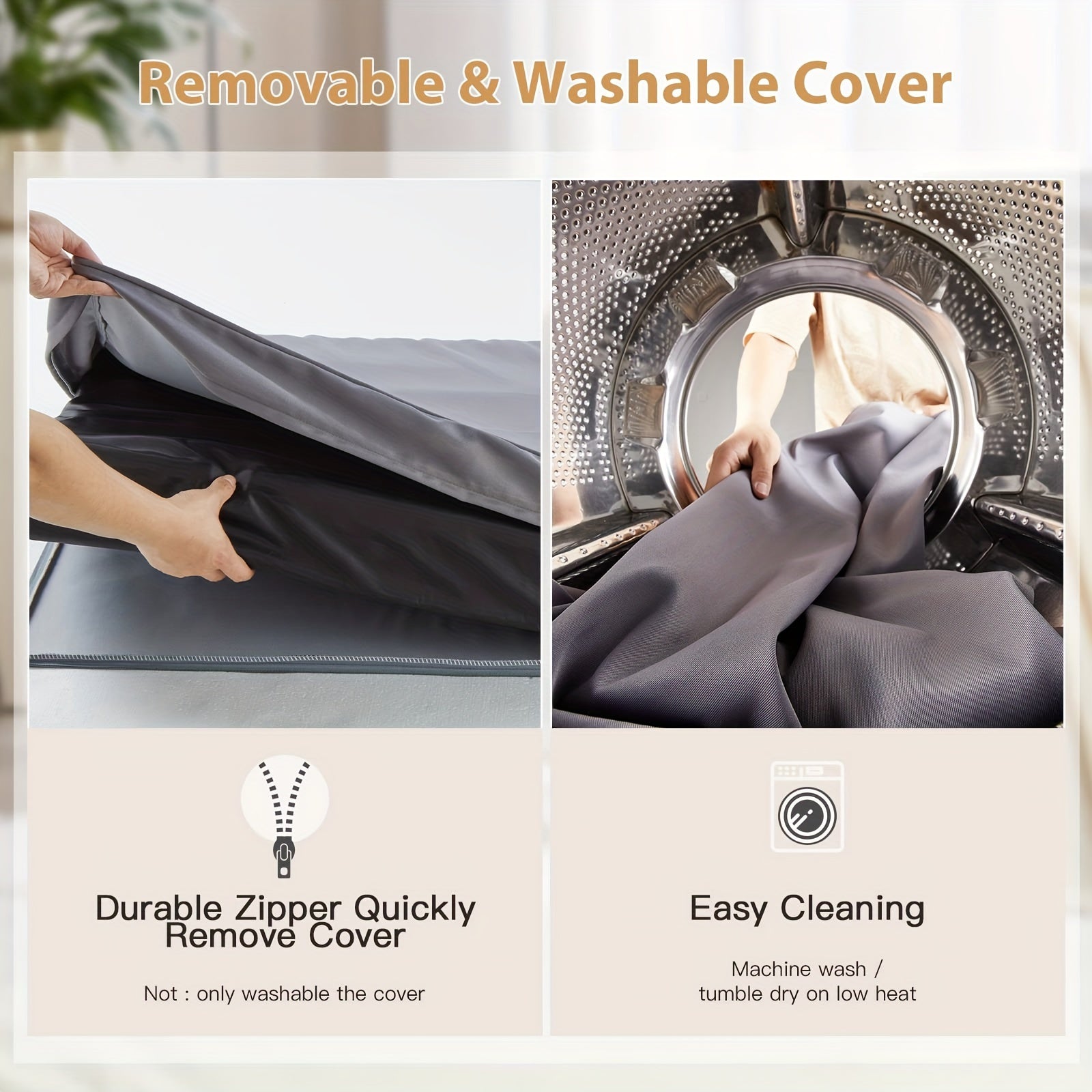 Cama Ortopédica Deluxe para Perros - Gran Tamaño, Impermeable y Lavable