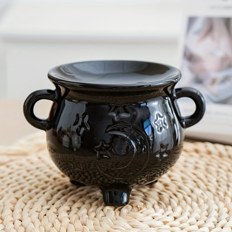 Portavelas de Cerámica para Halloween, Difusor de Aroma