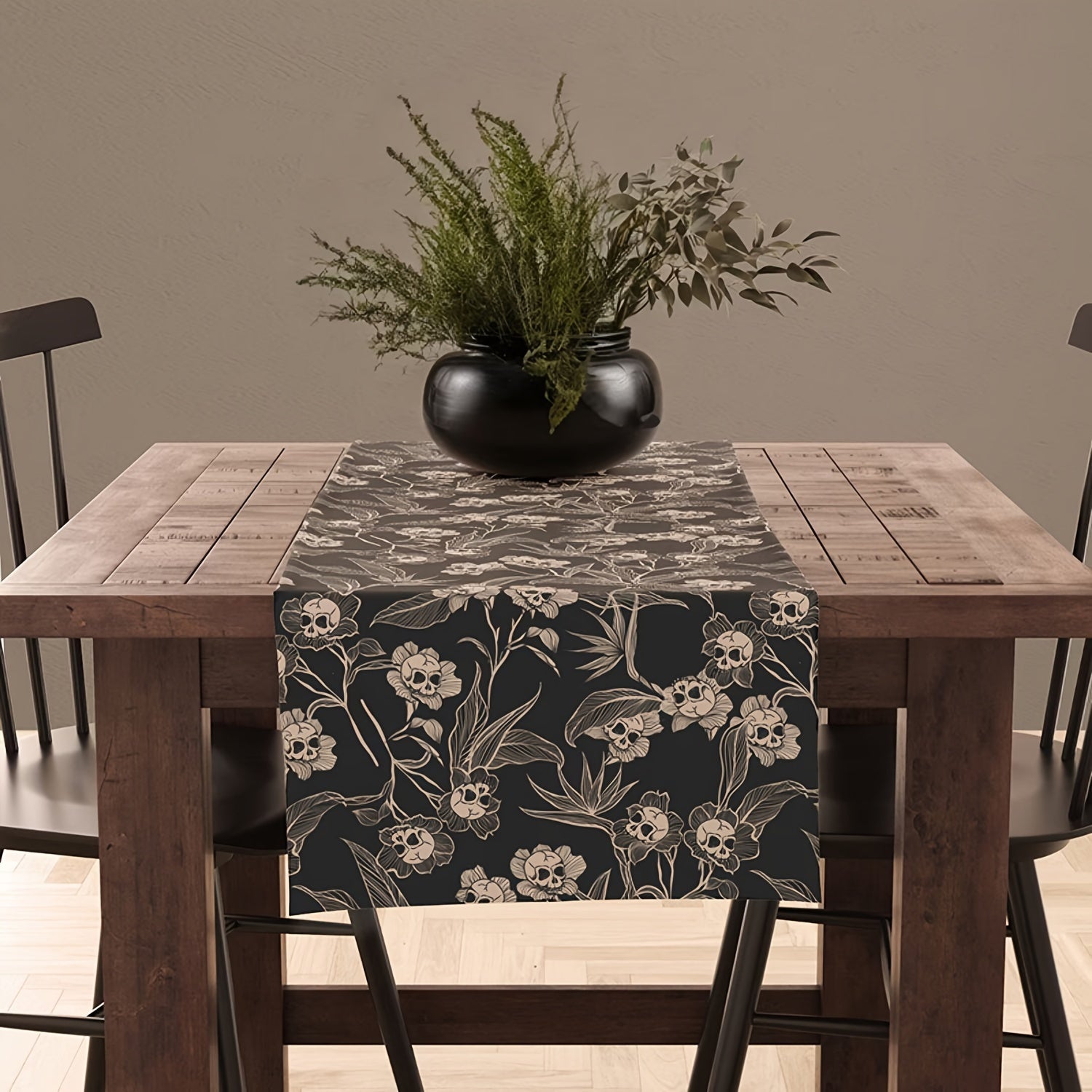 Camino de Mesa Gótico Chic - Diseño Único para Decoración