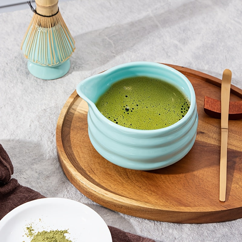 Set de Cerámica para Matcha, Tazón y Batidor