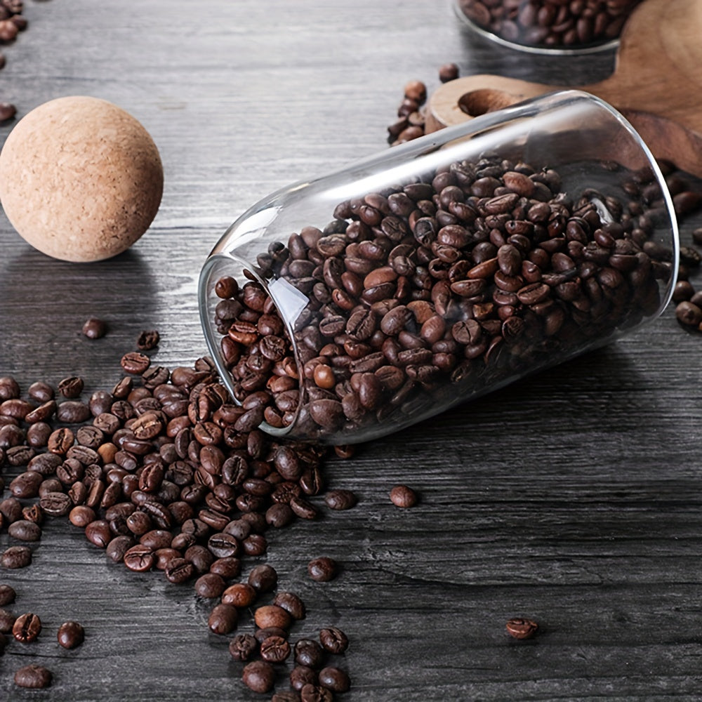 Tarros de Cristal para Almacenamiento de Alimentos, Ideal para Café