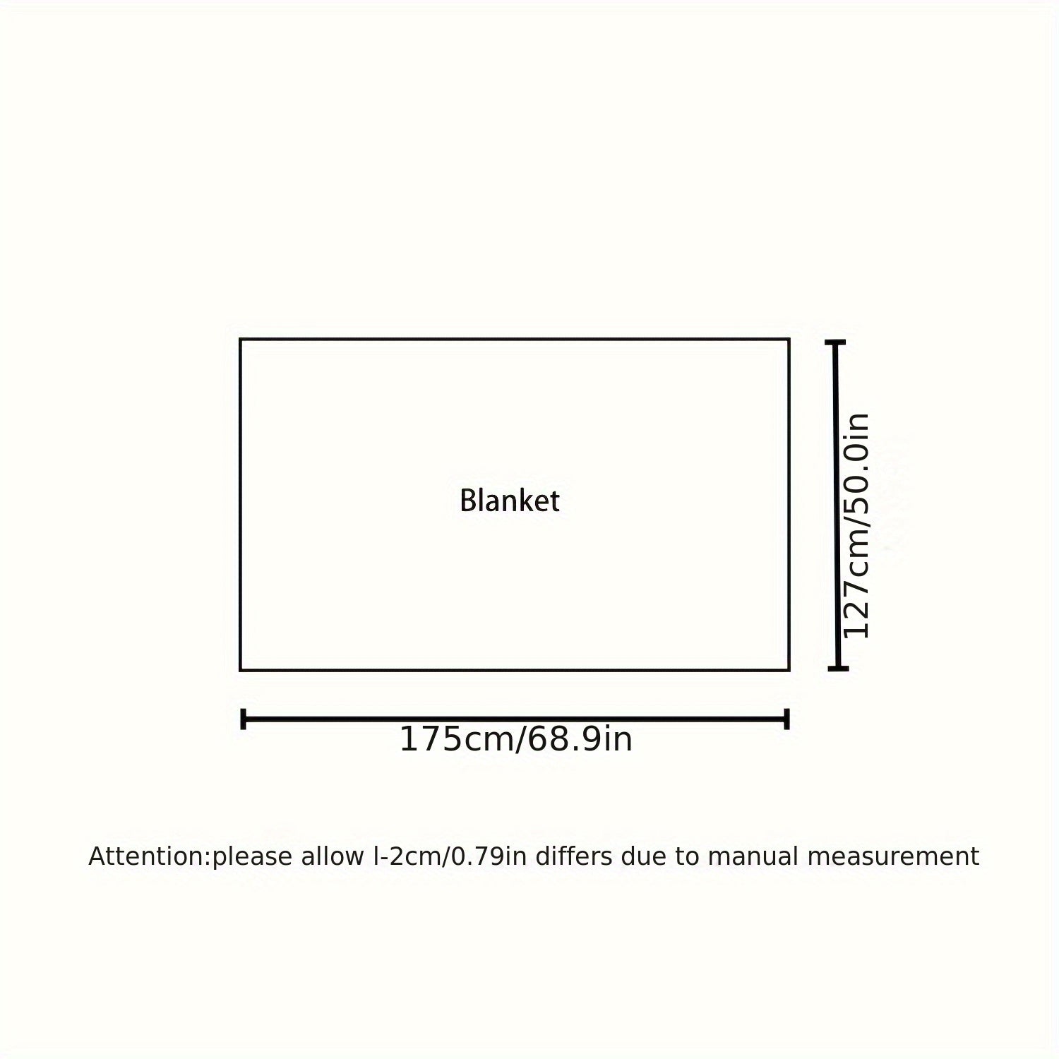 Manta de Punto con Flecos 50x69 Pulgadas, Suave y Ligera