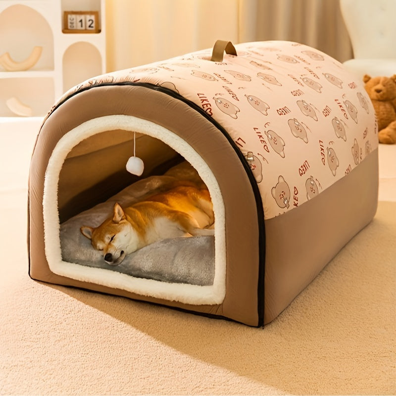 Cama para Perros EnigmaTails, Invierno Cálido, Espuma Viscoelástica