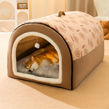 Cama para Perros EnigmaTails, Invierno Cálido, Espuma Viscoelástica