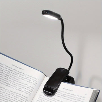 Lámpara de Escritorio LED con Brazo Ajustable y Clip
