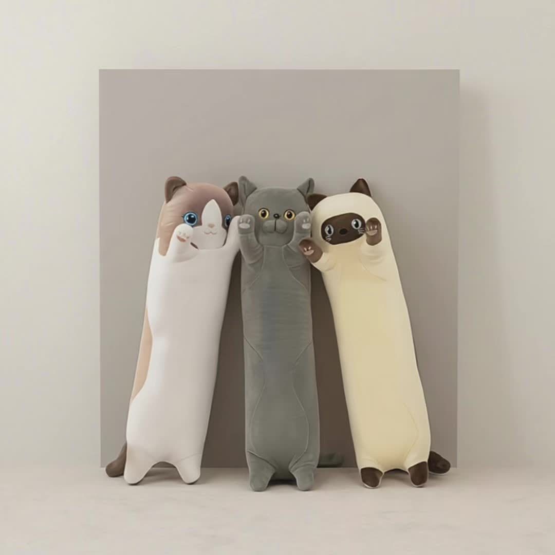 Juguete de Peluche para Perros Pequeños con Forma de Gato