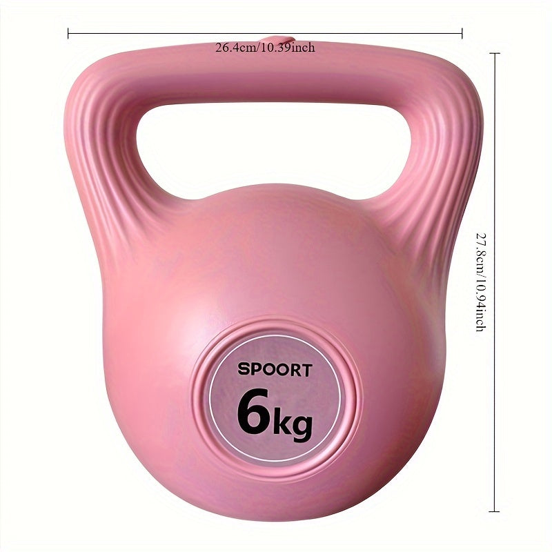 Kettlebell de Agua 6kg para Entrenamiento de Fuerza