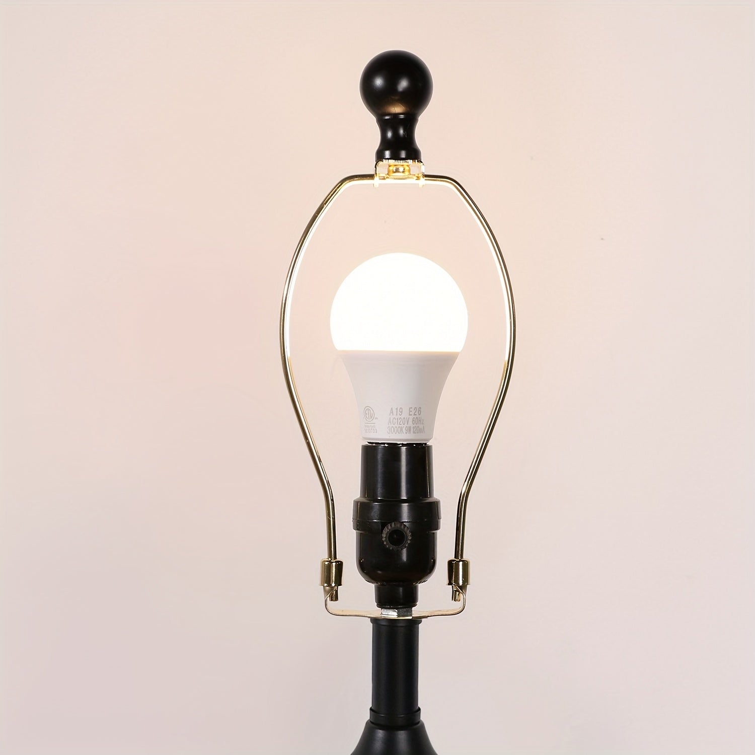 Set de 2 Lámparas de Mesa con 4 Bombillas LED, Luz Regulable