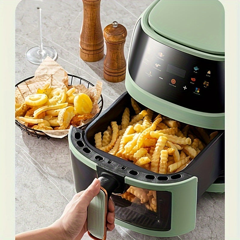 Freidora de Aire de Gran Capacidad con Pantalla Táctil de Color, 6L