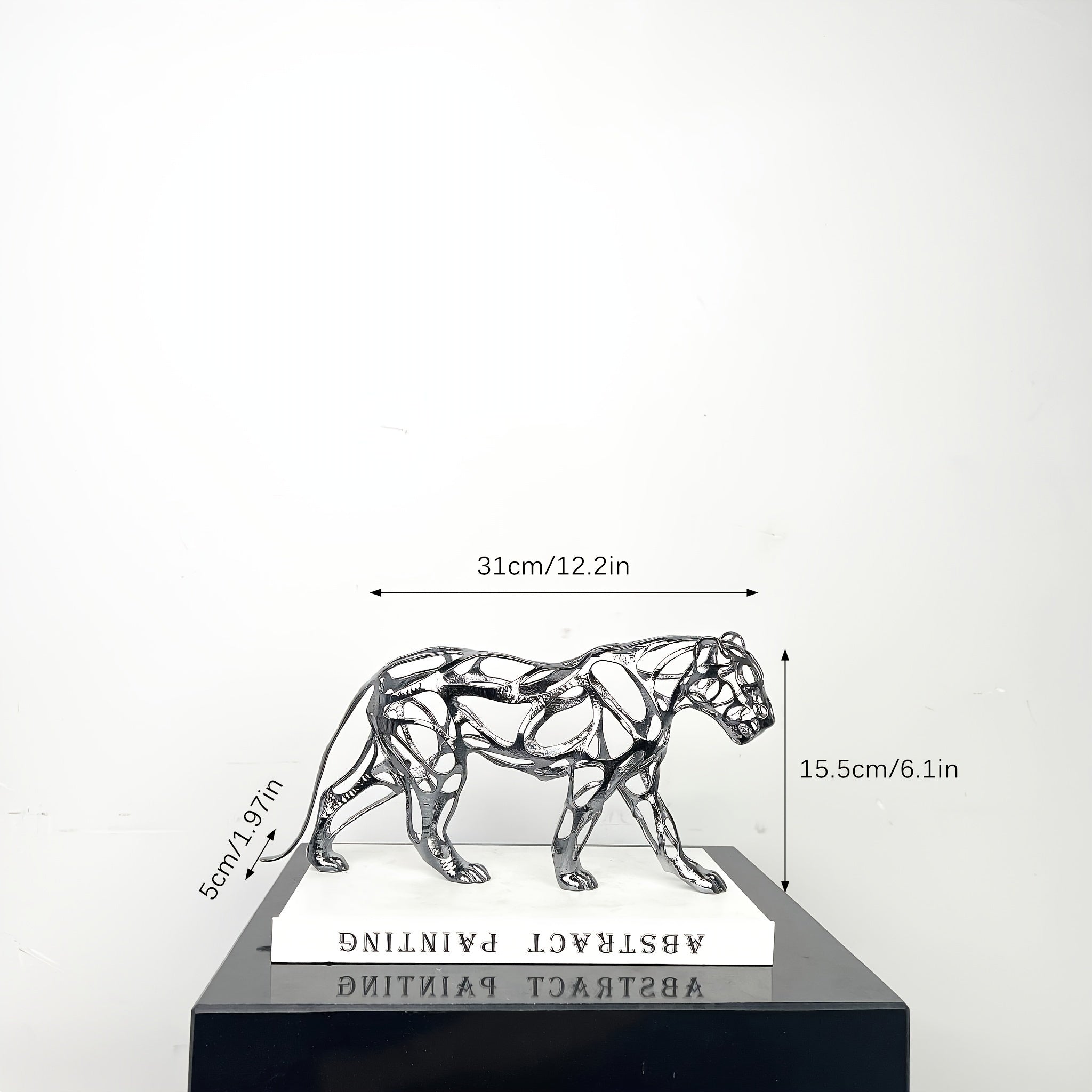 Escultura Animal de Metal - Decoración Versátil para el Hogar