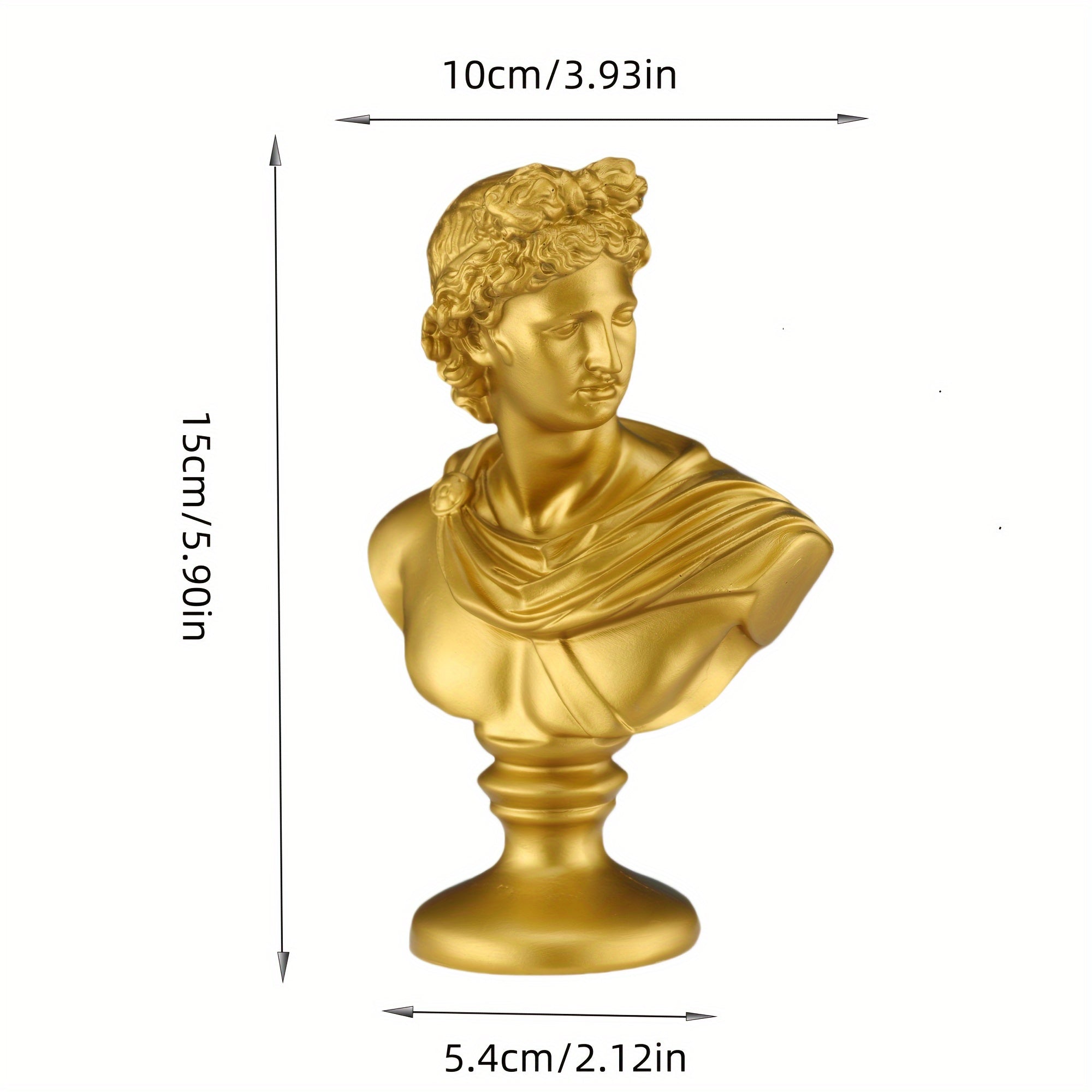 Busto de Apolo en Resina: Elegancia para tu Hogar