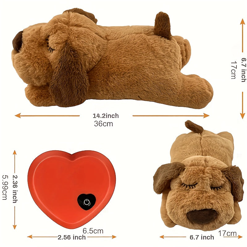 Juguete de Peluche para Perros con Latido Calmante