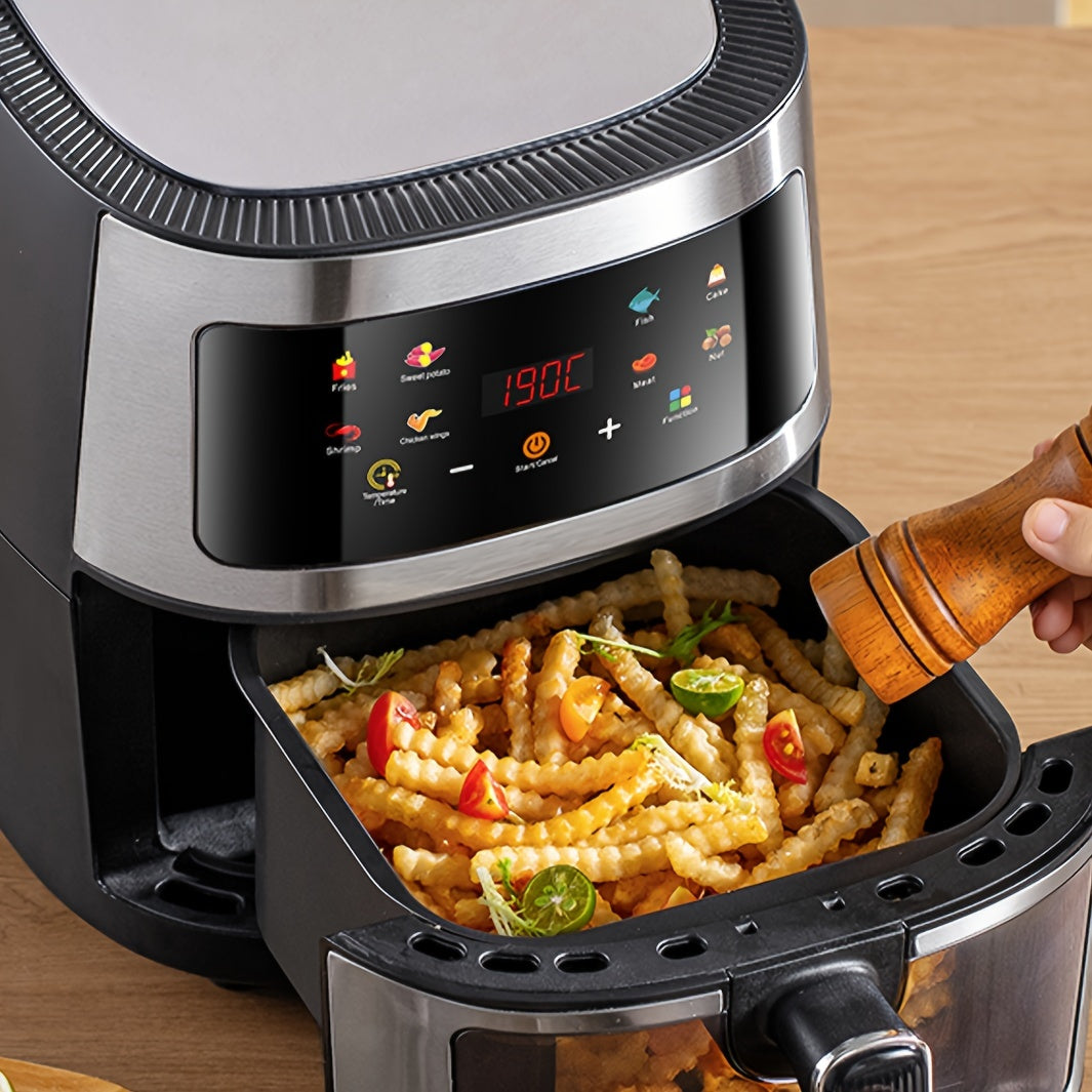 Freidora de Aire Familiar 6L - 6 en 1 con Temporizador Personalizable