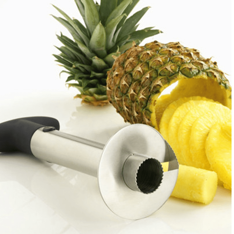 Cortador de Piña de Acero Inoxidable para Cocina Profesional