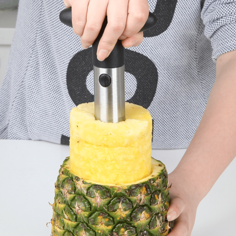 Cortador de Piña de Acero Inoxidable para Cocina Profesional