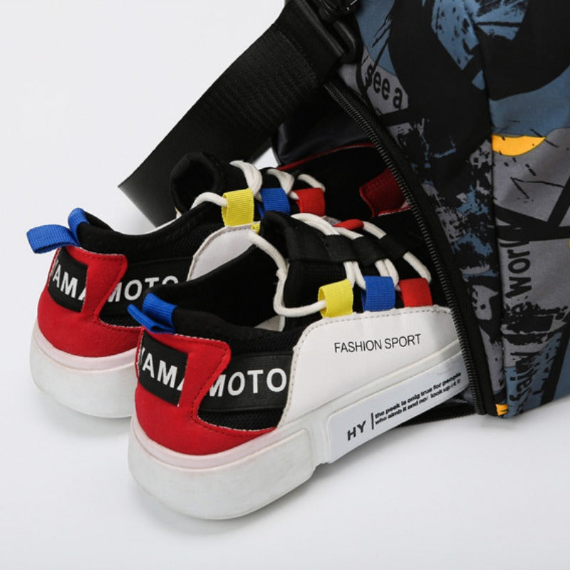 Bolsa de Viaje y Gimnasio Graffiti - Resistente y Versátil