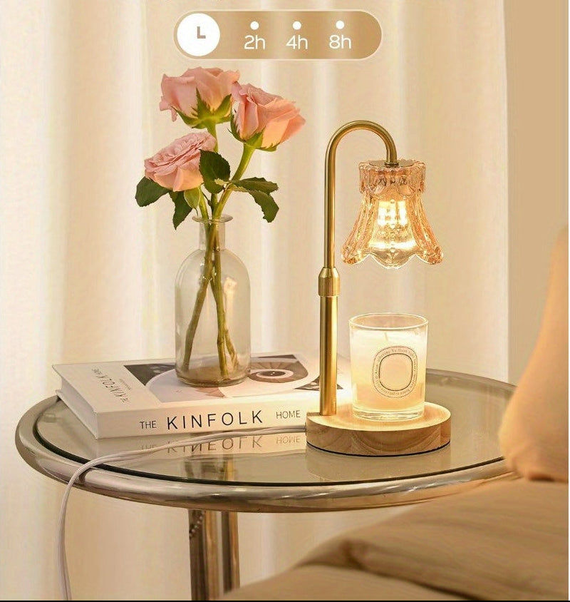 Set de 2 Lámparas Calienta Velas JACKYLED, Regulables y Temporizador