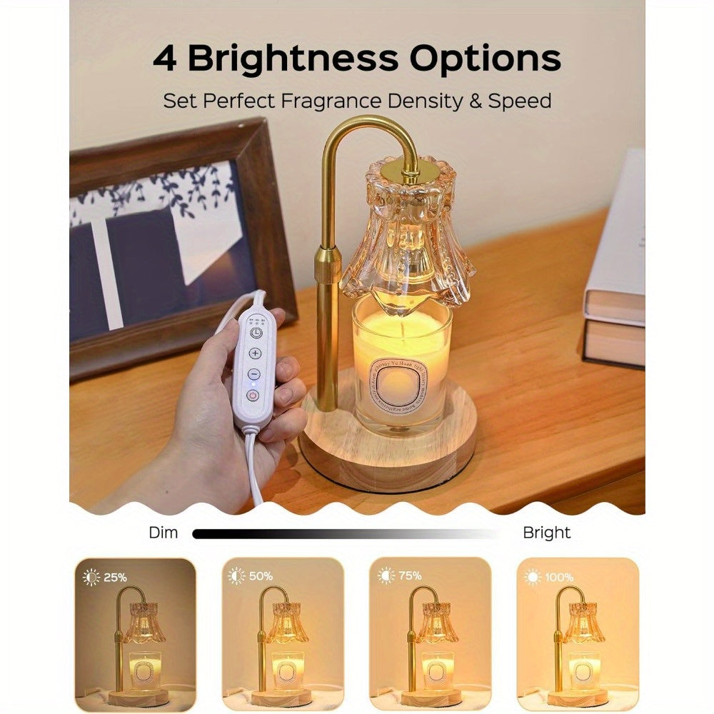 Set de 2 Lámparas Calienta Velas JACKYLED, Regulables y Temporizador