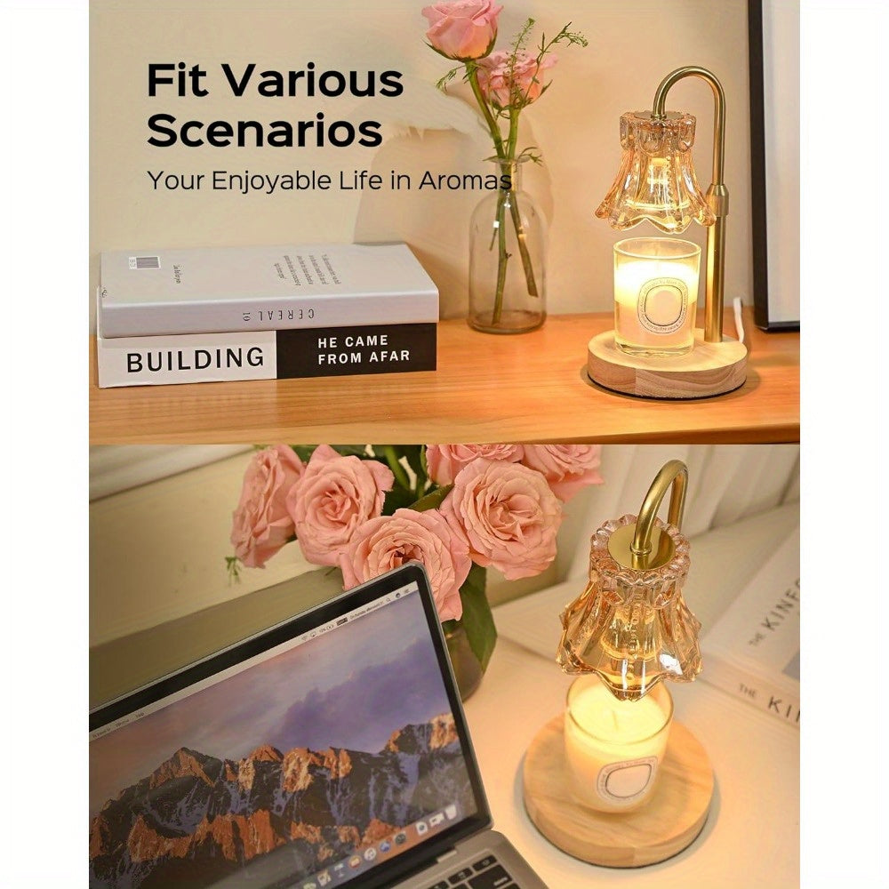 Set de 2 Lámparas Calienta Velas JACKYLED, Regulables y Temporizador