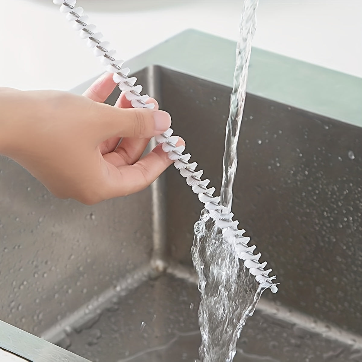 Cepillo Flexible para Limpiar Desagües y Tuberías