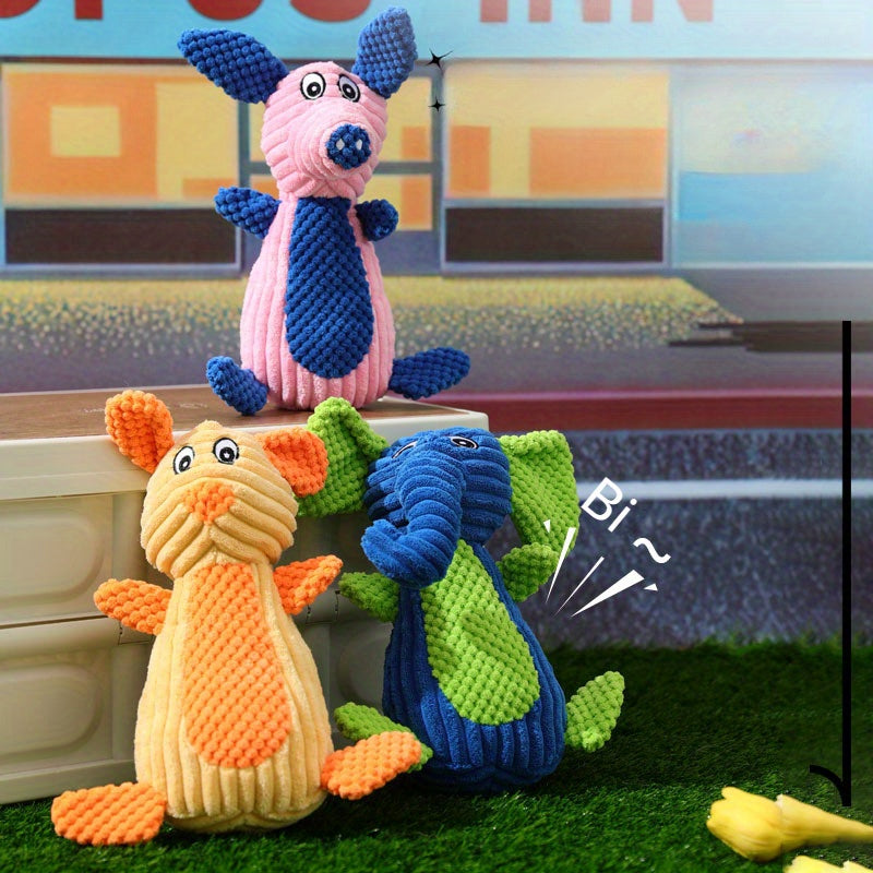 Juguete de Peluche Duradero para Perros - Formas Animales