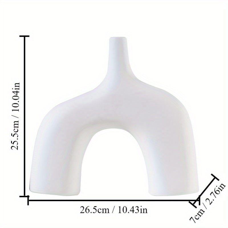 Jarrón de Cerámica Artesanal para Decoración del Hogar