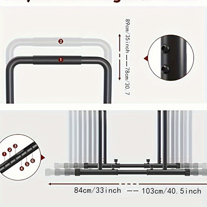 Estación de Dips Ajustable para Entrenamiento en Casa