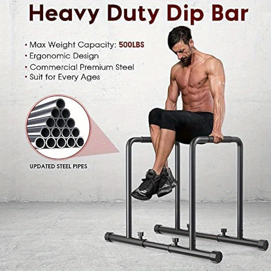 Estación de Dips Ajustable para Entrenamiento en Casa