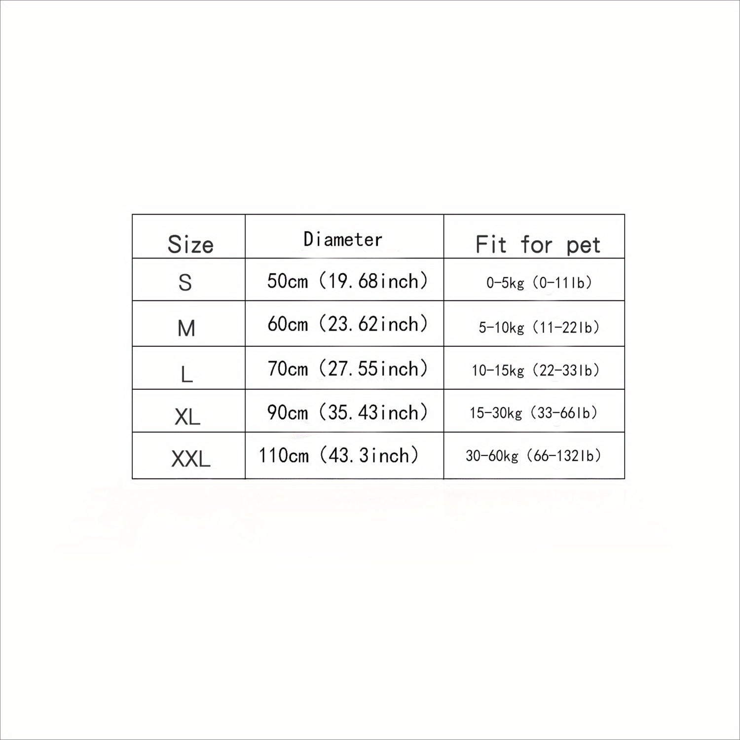 Cama Acolchada para Mascotas de Pelo Largo - Variedad de Tamaños