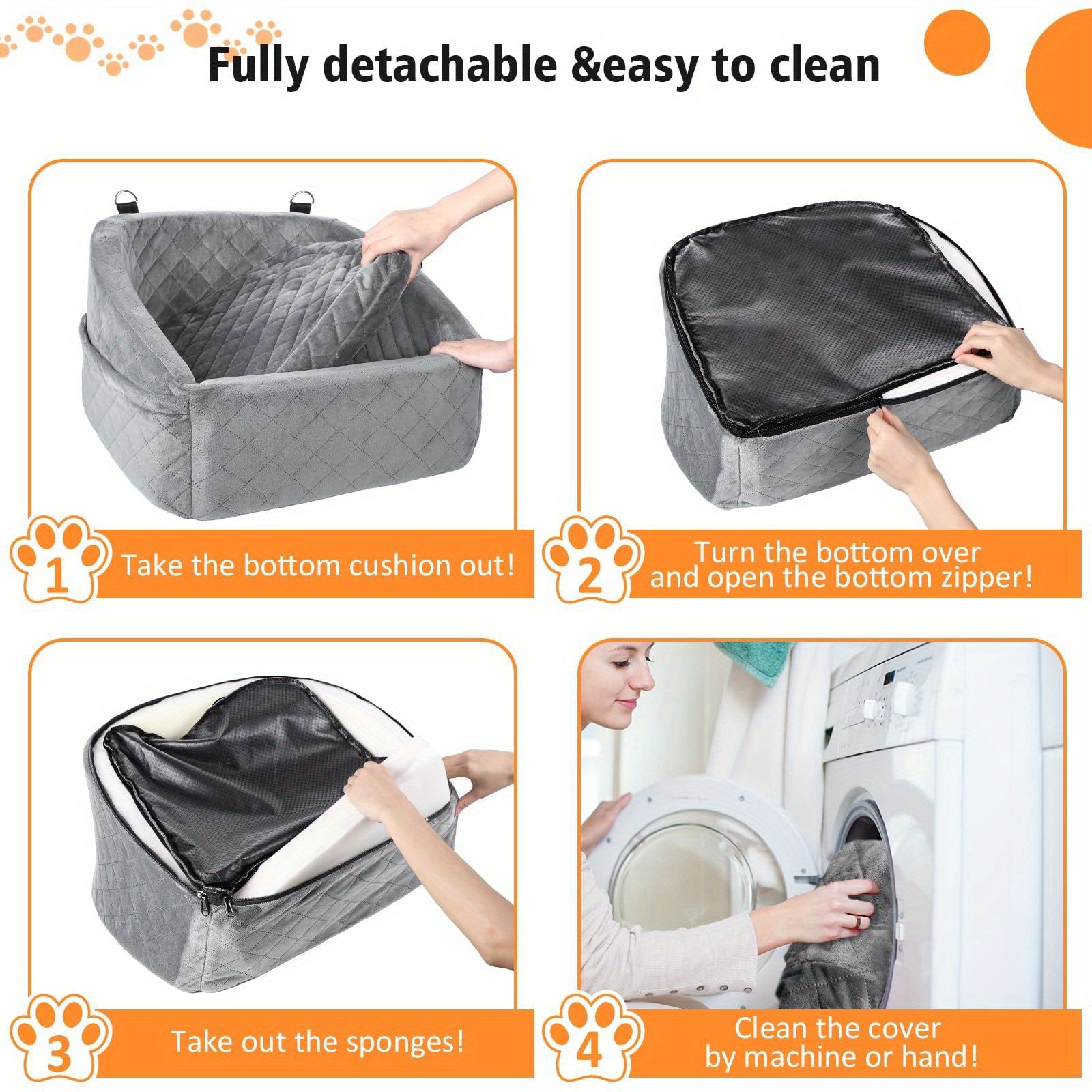 Asiento Elevado ComfyRide Deluxe para Perros Pequeños y Medianos