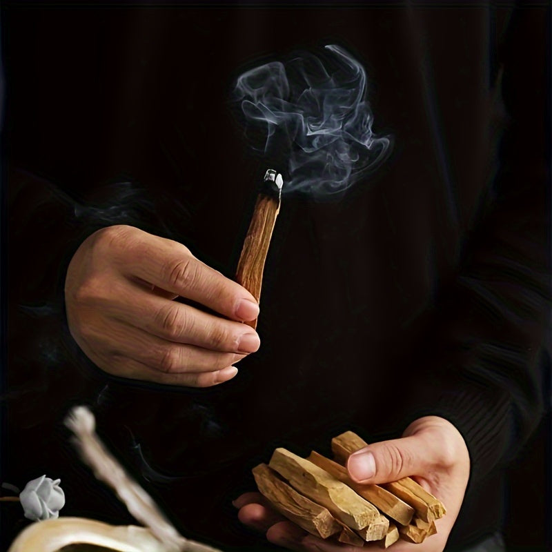 Palo Santo Natural para Aromaterapia - 10 o 15 Unidades