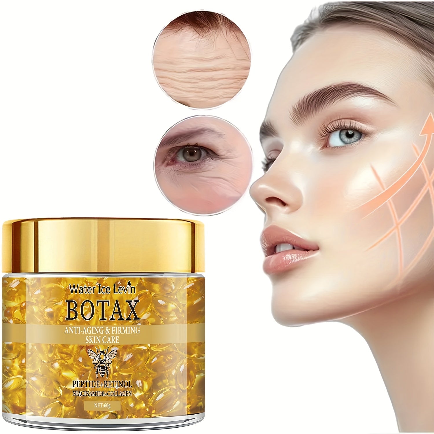 Crema Facial con Retinol y Ácido Hialurónico WATER ICE LEVIN