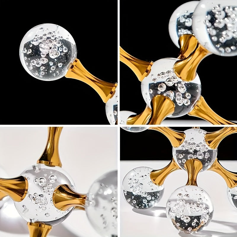 Decoración Escultural de Cristal para Hogar Moderno