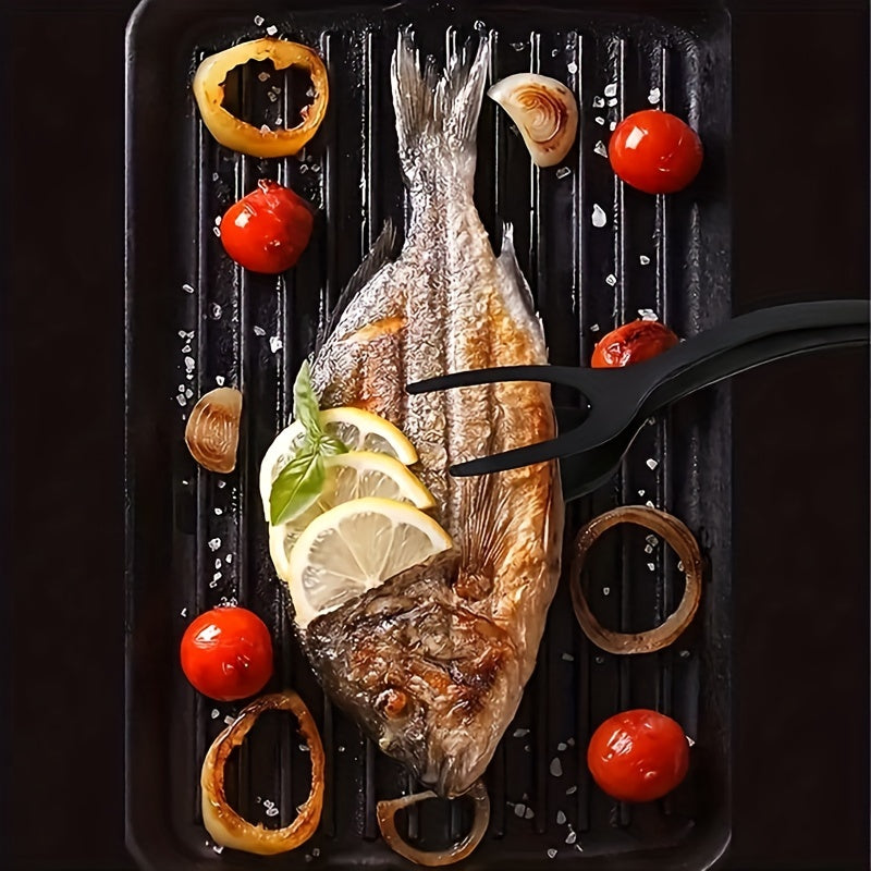 Espátula y Pinza 2 en 1 de Nylon para Cocina