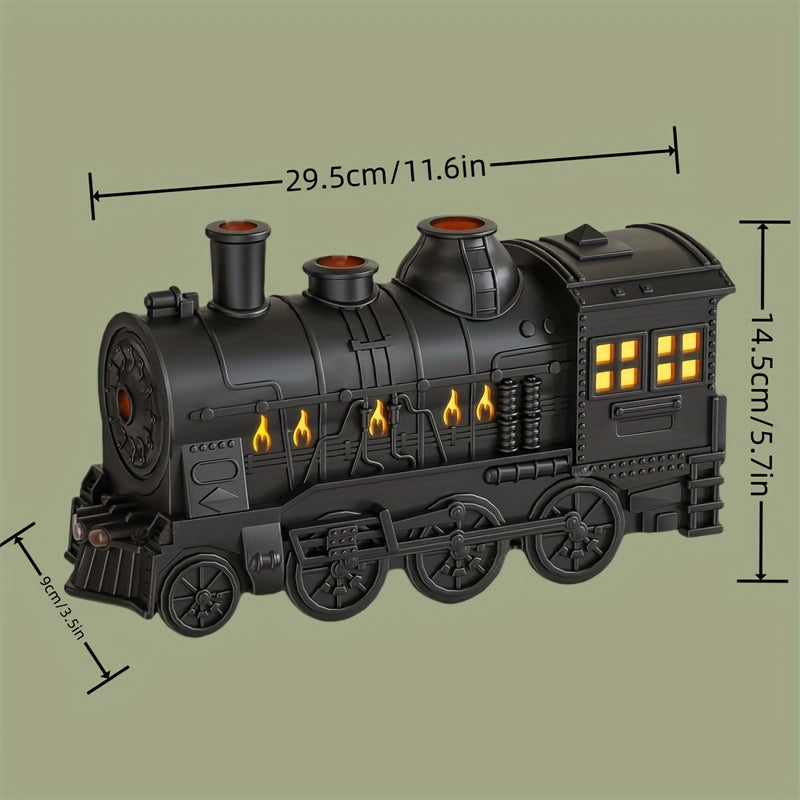 Difusor de Aromas y Humidificador en Forma de Tren, 300 ml