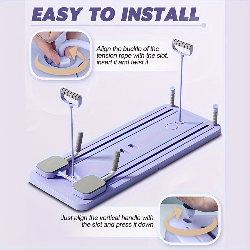 Entrenador Pilates 8-en-1 Rebotador Automático para Casa