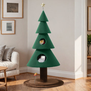 Árbol para Gatos de Interior con Condos y Cama
