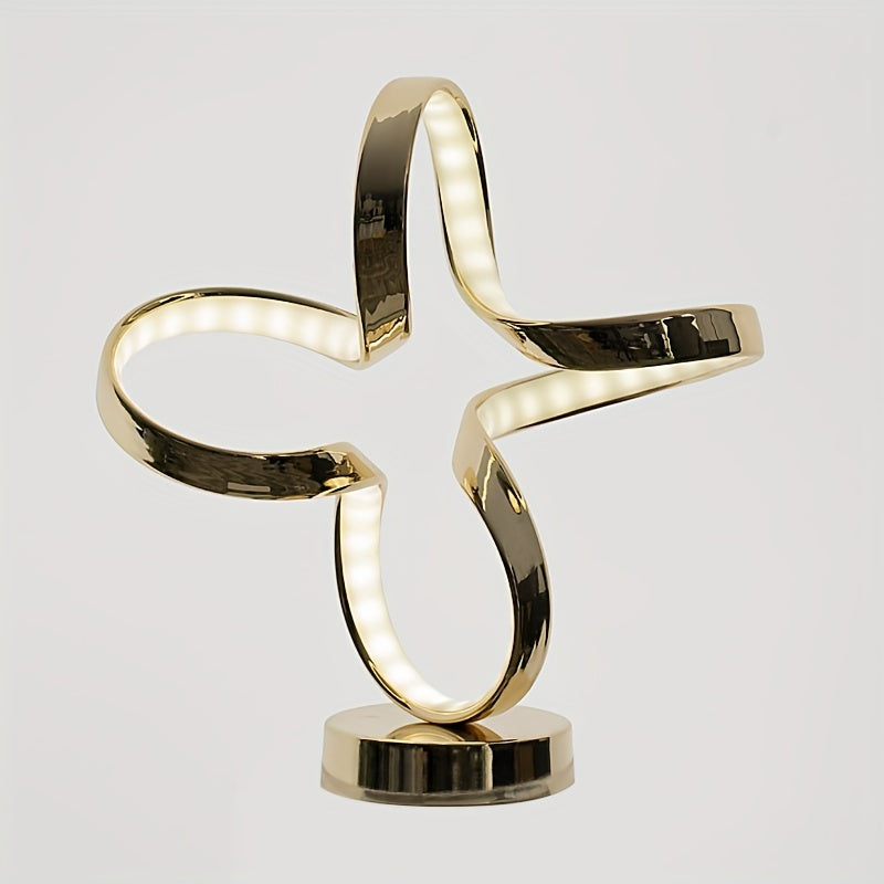 Lámpara de Mesa Moderna de Metal para Decoración del Hogar