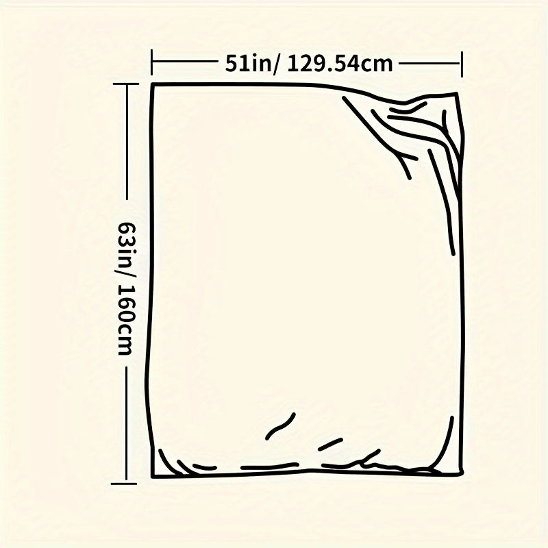 Manta Cuadros de Microfibra Suave para Cama Queen, Rosa