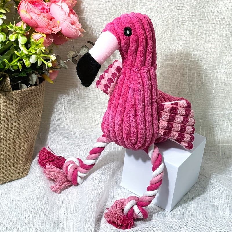 Juguete Interactivo de Peluche Flamenco para Perros de Todas las Razas