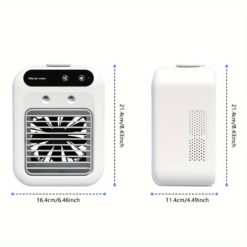 Ventilador Mini Portátil de Sobremesa con Refrigeración por Agua