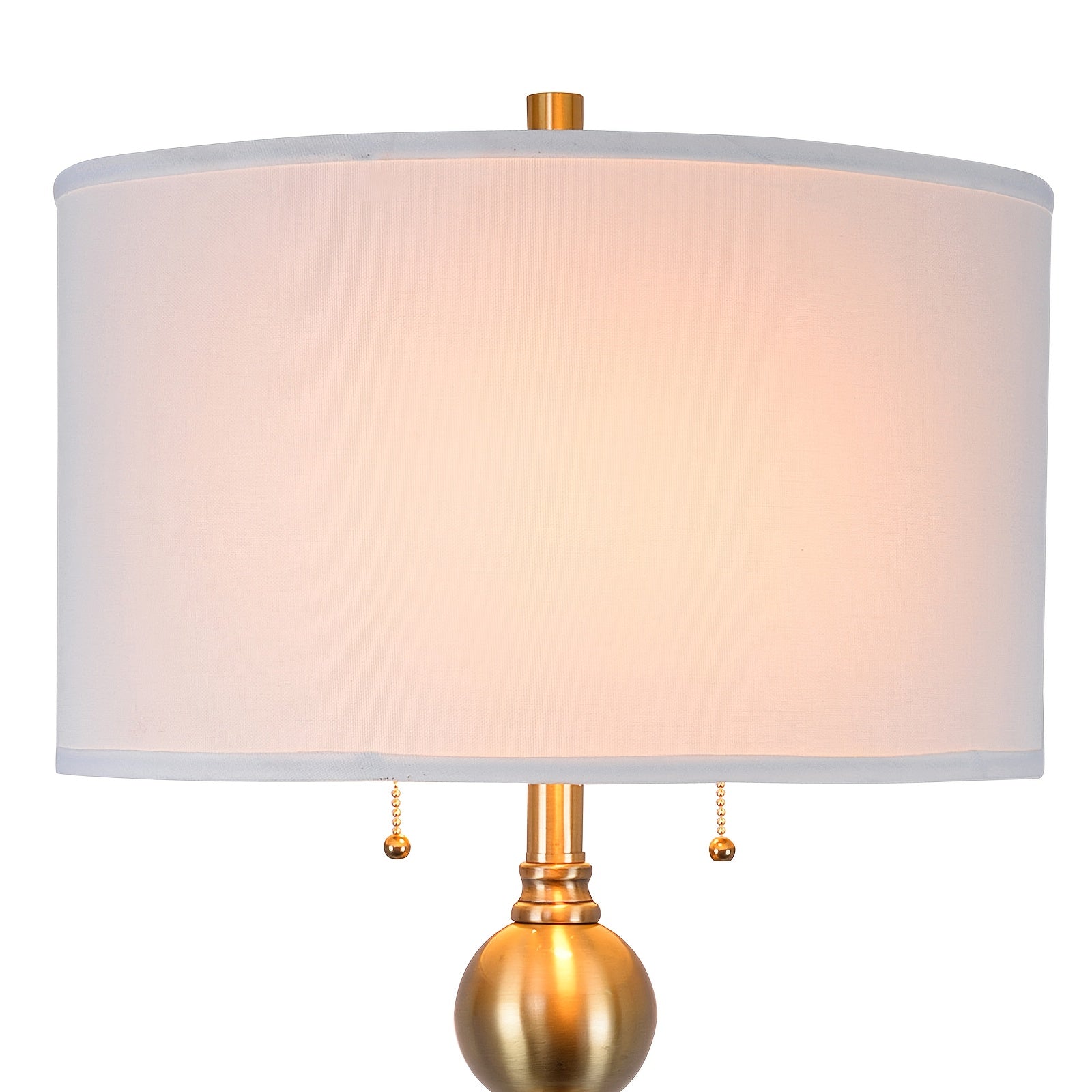 Lámpara de Pie Moderna de 64'' con Pantalla de Lino Beige y Base Dorada