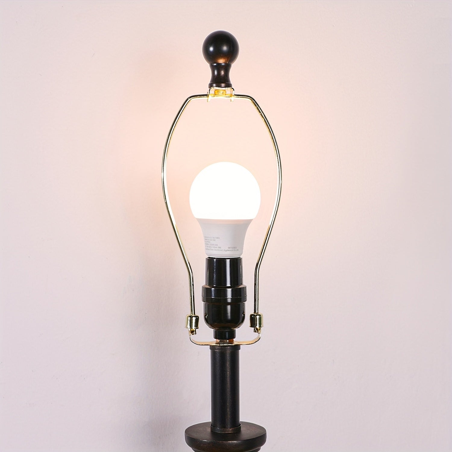 Set de 2 Lámparas de Mesa Rústicas con Carga USB y Tipo-C