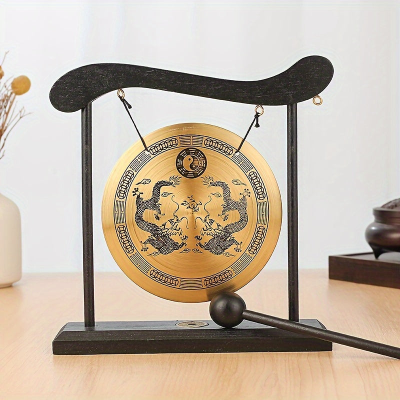 Gong de Escritorio de Latón Zen Art para Meditación y Relax