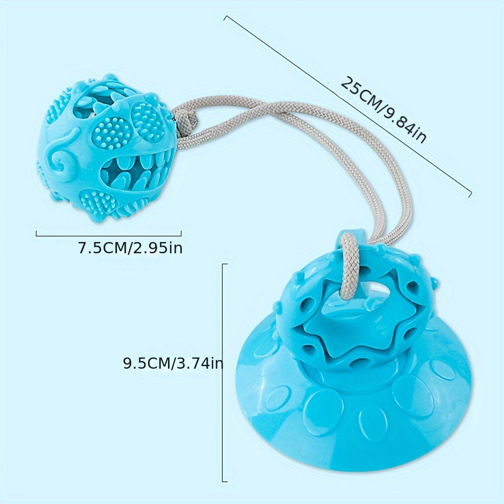 Juguete para Perros con Ventosa, Resistente y Divertido