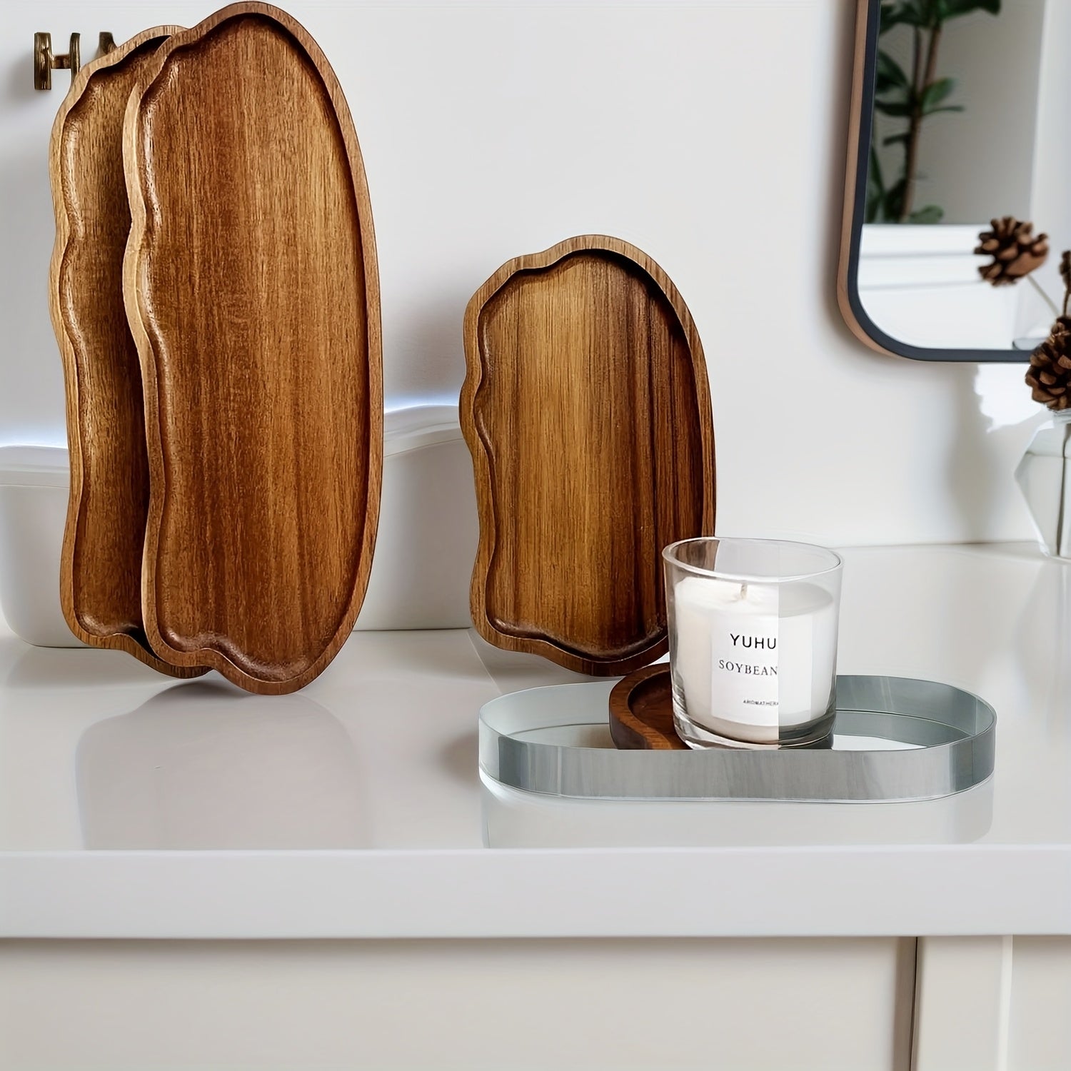 Bandejas de Madera para Baño: Almacenaje Elegante y Funcional