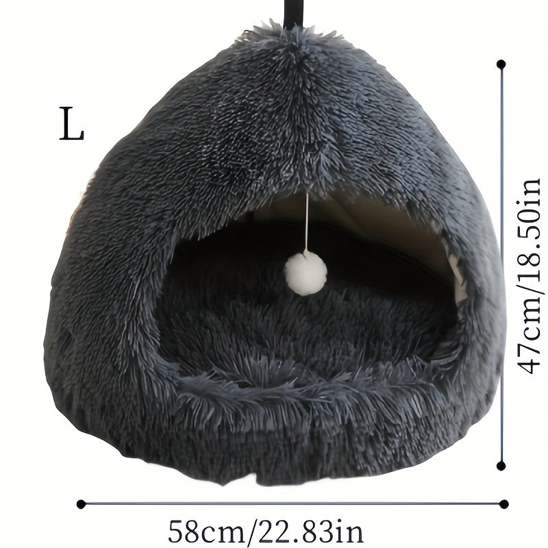 Cama Redonda Acogedora para Mascotas, Varios Tamaños y Colores