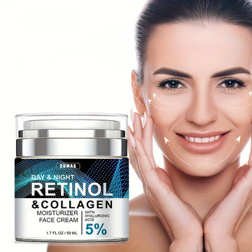 Crema Hidratante Facial con Retinol 50ml para Día y Noche